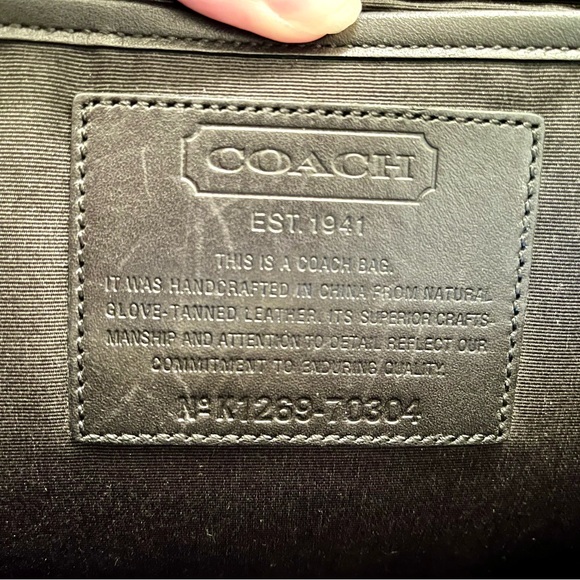 Coach Lexington Black Leather Briefcase - Picture 13 of 13